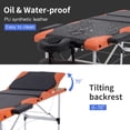 thumbnail image 5 of Massage Table Massage Bed Spa Bed 84 Inch Height Adjustable 3 Fold Aluminium Massage Table W/Face Cradle Carry Case Portable Facial Salon Tattoo Bed, 5 of 7