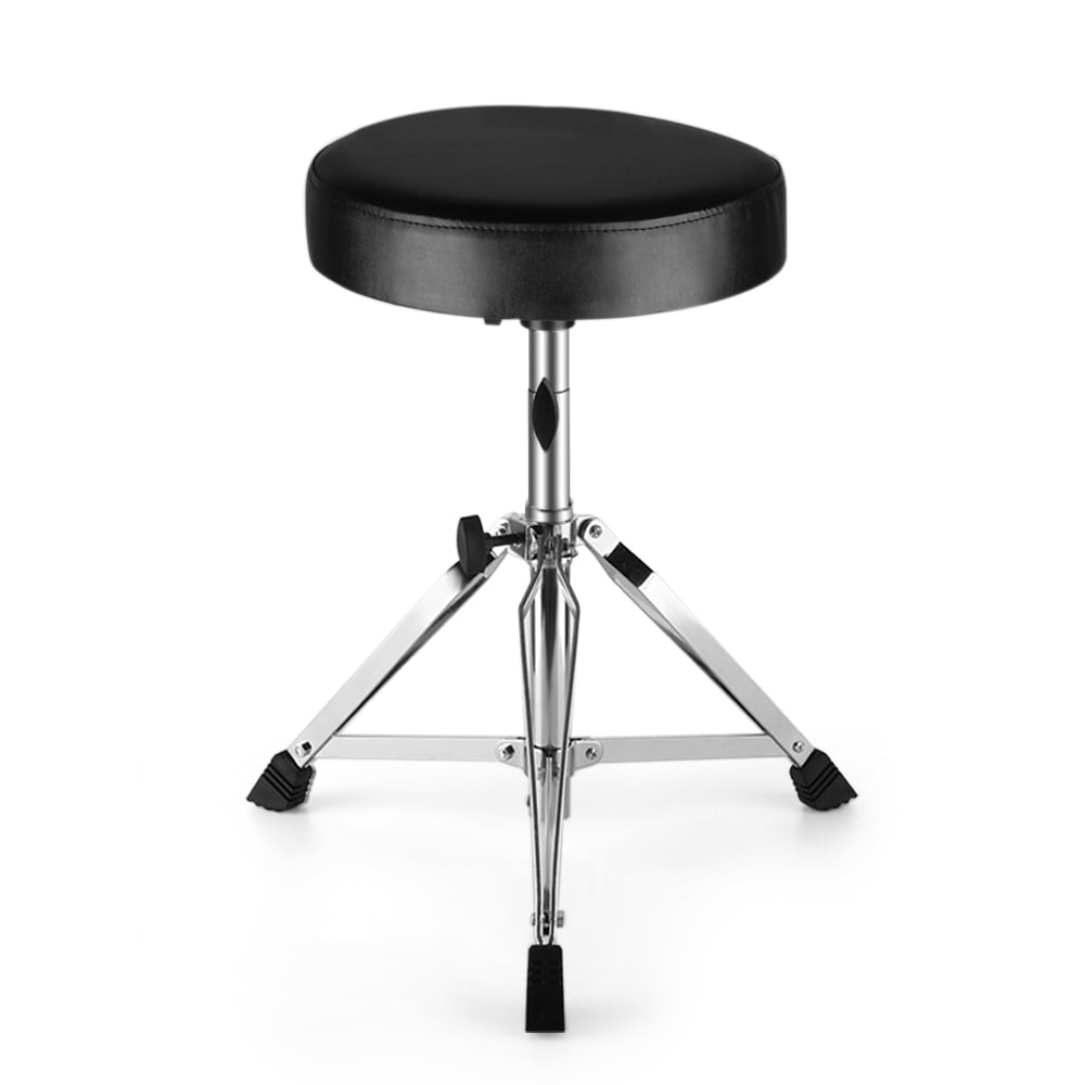 Drum Throne Drum Stool Padded Seat Height Adjustable Round Top Drum