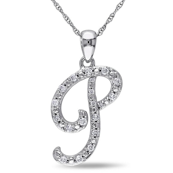 Everly Women's Diamond 10k White Gold Necklace