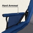 thumbnail image 5 of SUNSPIRE Folding Rocking Camping Chair 2 Pack Oversized 400 lbs Heavy Duty Padded Rocker Hard Armrests Portable Outdoor Seat for Patio Garden Blue, 5 of 9