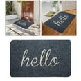 thumbnail image 2 of Door Mat Floor Rugs, Entrance Mat for Kitchen, Entry Mat for Outdoor Home Porch Gift for Friends - Gray 45x70cm Gray 50x80cm, 2 of 8