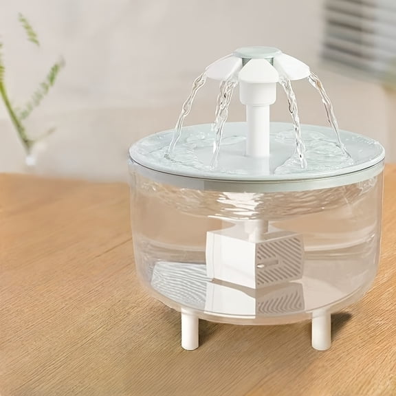 Whisper-Quiet Cat Water Fountain with USB-Power & Triple Filtration - BPA-Free 48oz Low-Voltage (Under 36) Pet Drinking Fountain Suitable for Cats, Small Dogs, - Vet-Recommended Hydration System