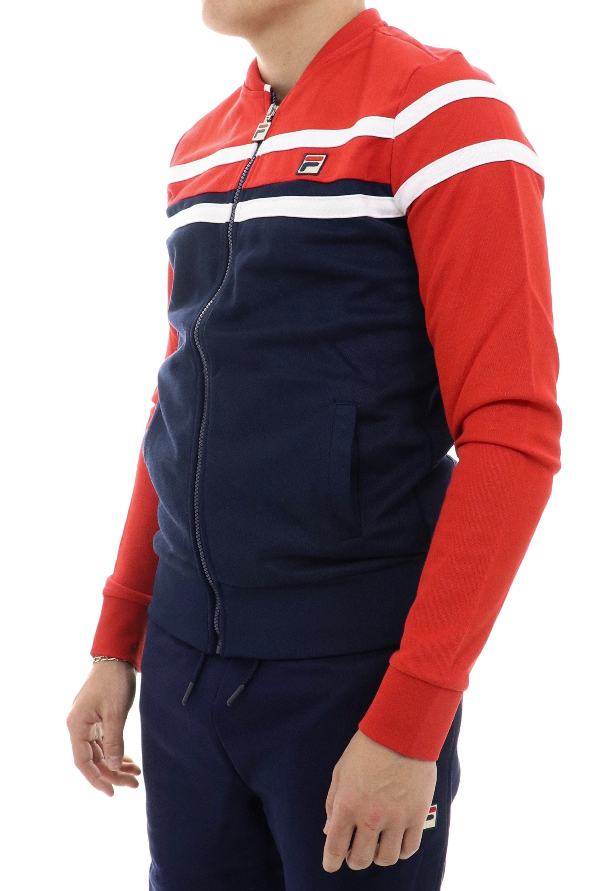 fila red white and blue jacket