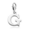 Women Shop LC 925 Sterling Silver Platinum Plated Alphabet Charm Handmade