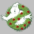 thumbnail image 2 of Women's Ghostbusters Christmas Wreath Logo  Graphic Tee Athletic Heather X Large, 2 of 4