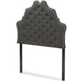 thumbnail image 1 of Baxton Studio Hilda Tufted Twin Panel Headboard in Dark Gray, 1 of 6