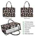 thumbnail image 2 of Large Capacity Tote Bag,Black Christmas Santa Pattern Handbag Fashion Luxury Tote Bag,15.7"x13"x 5.1" Inches,Laptop Compatible, 2 of 6