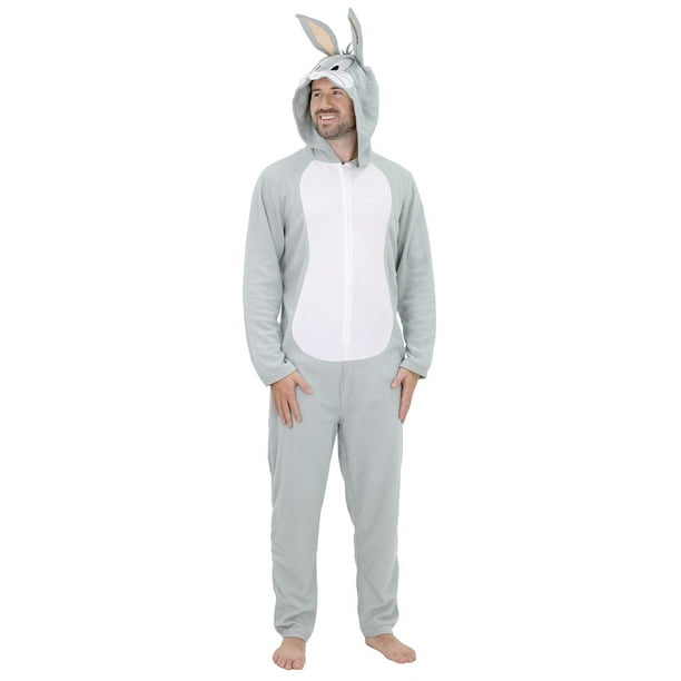 Disfraz de pijama Looney Tunes Bugs Bunny Union para hombre