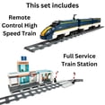 thumbnail image 2 of Set de bloques de construcción Block Builder High Speed Train 1532 unidades, 2 of 9