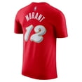thumbnail image 3 of Men's Nike Ja Morant Red Memphis Grizzlies 2024/25 City Edition Name & Number T-Shirt, 3 of 3