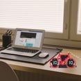 thumbnail image 2 of Wojeull And Wonderfully Carved Flip Clock Style Desktop Flip Clock Home Decoration Ornament (without Battery), 2 of 4