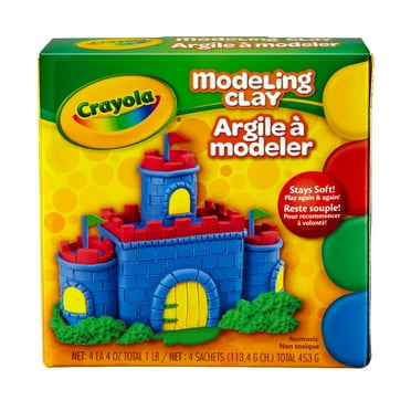 Crayola Modeling Clay Assorted Colors 4 Count, 16 oz