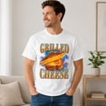 thumbnail image 6 of Grilled Cheese Graphic T-Shirt, Retro Food Lover Tee, Unisex Classic Fit, 6 of 9
