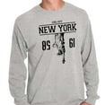 thumbnail image 5 of New York City NYC Statue of Liberty Long Sleeve TShirt Men Women Brisco Brands L, 5 of 6