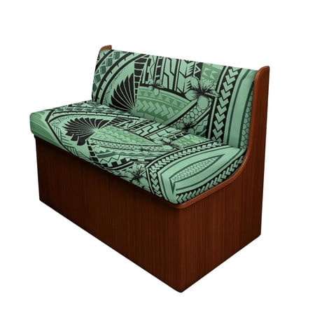 XYZCANDO Plumeria Leaf Camper Cushion Covers Non-Slip for RV Loveseat Suitable for Booth Seats Bench