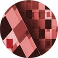 thumbnail image 1 of Ahgly Company Indoor Square Patterned DarkRed Area Rugs, 3' Square, 1 of 6