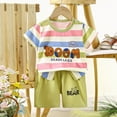 thumbnail image 2 of Boys Summer Outfits Toddler Boys Summer Clothes Cartoon Outfit Set T-Shirt and Short for Little Kids, 2 of 3