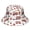 Fireman and Sign White Pattern, variant on Fireman and Cone Blue Pattern Bucket Hat, Outdoor Sun Hat with Wide Brim & Breathable Fabric, UV Sun Protection Gifts for Unisex Men Women