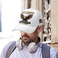 thumbnail image 3 of WKSCLPAI Veteran Tribute Hat, Bald Eagle Pattern Baseball Cap, "Being A Soldier Is A Choice" Patriotic Adjustable Hat for Veterans Day, Commemorative Significance Gift for Veterans, 3 of 6