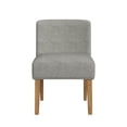 thumbnail image 5 of HomePop Mid-Back Upholstered Dining Chair, Gray, 5 of 9