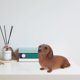 thumbnail image 4 of Milisten De Perro Salchicha En Resina Con Detalles Realistas Para Adorno De Escritorio Y Estantería, 4 of 6