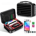 thumbnail image 1 of Compatible with Nintendo Switch OLED Travel Case 6-in-1 Accessories Kit with Screen Protector & Portable Storage Bag, 1 of 6