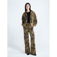 thumbnail image 2 of Scoop Women’s and Women's Plus Mineral Washed Fleece Flare Leg Sweatpants, Sizes XS-4X, 2 of 5