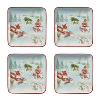 Split P Polar Bears Salad Plate Set of 4