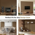 thumbnail image 5 of Plank & Hue 4Pcs 94.5"x12.6" Wood Soundproof Wall Panels Wood Slat Acoustic Panels, Classic Oak, 5 of 6
