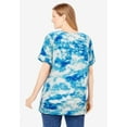 thumbnail image 2 of Woman Within Plus Size Americana Kangaroo Pocket Tee, 2 of 6