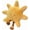 Sun, variant on Sun Shaped Plush Toys, Soft Bedside Sofa Pillows, Used for Home Decoration as Birthday Gifts for Children and Girls (Sun)