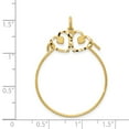 thumbnail image 3 of 14k Yellow Gold Heart Charm Holder, 3 of 4
