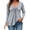 Gray(Ladies Tops), variant on Long Sleeve V Neck Drawstring Tops for Women Trendy Ruched Front Soft Fall Casual Pullover Blouses