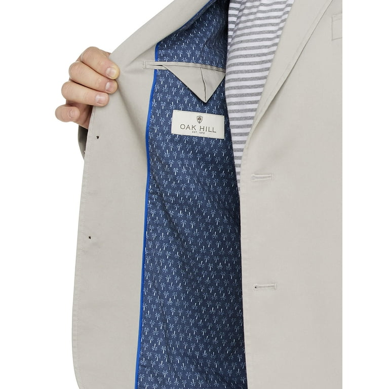 Oak Hill by DXL Men's Big and Tall Jacket-Relaxer Suit Jacket