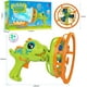 thumbnail image 4 of Juguete soplador de burbujas para niños: pistola y máquina de burbujas de dinosaurio, ideal como regalo para niños de 3 a 9 años (cumpleaños, Navidad, Pascua, verde), 4 of 6