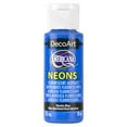 thumbnail image 3 of DecoArt a Acrylic Color, 2 oz., Neon Electric Blue, 3 of 10