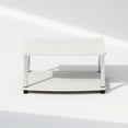 thumbnail image 4 of Furinno Turn-N-Tube 2-Tier Multipurpose Printer Stand Display & Storage Shelf, White Oak, Stainless Steel Tubes, 4 of 6