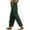 Green, variant on Comdrip Drawstring Pants Women, Women Solid Straight Solid Elastic Pants Long Linen Women Waist Cotton Casual Slit Trouser Legs Pants Lightweight Summer Pants Women Beige L