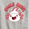 thumbnail image 3 of Instant Message - Smile Alotl - Toddler And Youth Crewneck Fleece Sweatshirt, 3 of 6