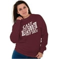 thumbnail image 3 of Cast Spells Not Dice Dragon Gamer Sweatshirt for Men or Women Brisco Brands 5X, 3 of 6
