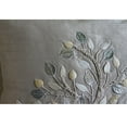 thumbnail image 2 of Cushion Covers For Couch, 22x22 inch (55x55 cm) Throw Pillow Cover, Silver Beige Pillow Cover, Mother Of Pearls Tree Pillow Cover, Art Silk Square Pillow Cover, Floral - Silver Leaf, 2 of 4