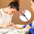 thumbnail image 2 of 2 Pcs en Acier Inoxydable Cuticule Pousseur, Outil de Vernis à Ongles, Outil Professionnel de Racleur à Ongles Triangle pour les Ongles et les Orteils Tondeuse, 2 of 5