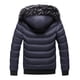 thumbnail image 3 of Hombres Casual Sólido Con Capucha Cremallera Con Capucha A Prueba De Viento Chaqueta De Manga Larga Abrigos Pompotops oipoqjl10711, 3 of 8