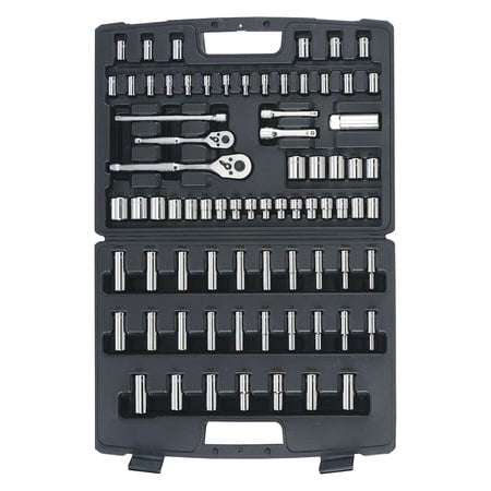 STANLEY 96-010 75-Piece Mechanics Tool Set, Chrome