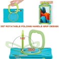 thumbnail image 3 of Estuche portátil con rotación 360 para Galaxy Tabs8/s7 Estuche de 11 "con soporte para S Pen Estuche resistente Soporte giratorio Correa de mano Correa de transporte para hombro Cubierta para ext, 3 of 5
