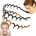 thumbnail image 3 of 1/2x Plastic Headbands Alicebands Grip Teeth Spiky Hair Accessories Girls Ladies H7L8, 3 of 8