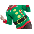 thumbnail image 2 of Sueter Ugly Verde Navideño con bastonsillo REV  Sueter cuello redondo tejido, 2 of 2