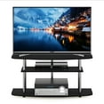 thumbnail image 5 of Furinno Frans Turn-N-Tube 3-Tier TV Stand for TV up to 46, Black Oak, 5 of 5