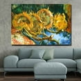 thumbnail image 3 of Four Cut Sunflowers-Van Gogh - CANVAS OR FINE PRINT WALL ART, 3 of 3