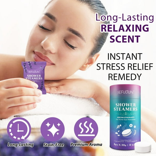 Perfume Bath Critical Oil Effervescent Tablets Aromatherapy Critical Oil - Relaxation Birthday Gifts For Women And Men,Stress Relief And Effortless Self Care(8packs)